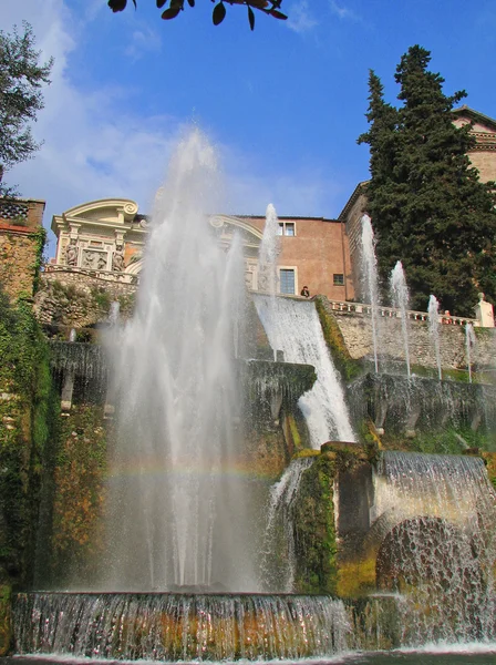 Tivoli - Villa d 'Este - Fonte de Netuno — Fotografia de Stock