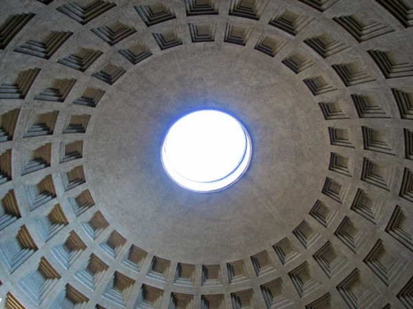 stock image The Pantheon ceiling in Rome - Italy