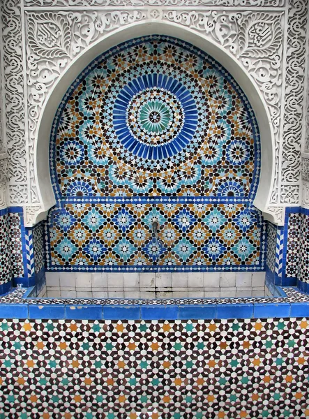Fonte da ablução na Grande Mesquita de Paris — Fotografia de Stock
