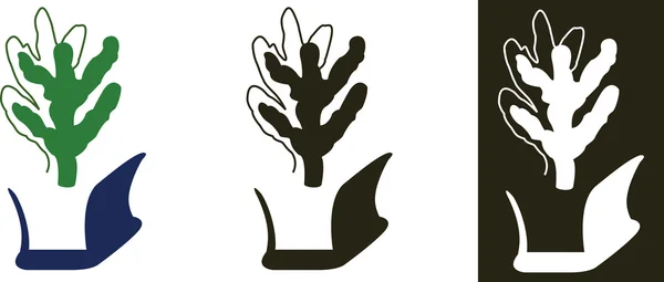 Logo - Cactus — Stock Vector