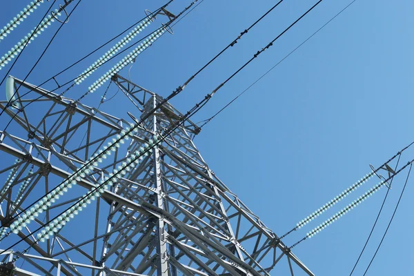 Elektrisk transmission pylon Stock-foto