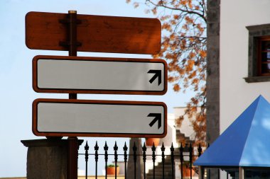 Sign posts clipart