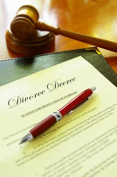 Απόφαση διαζυγίου — Φωτογραφία Αρχείου