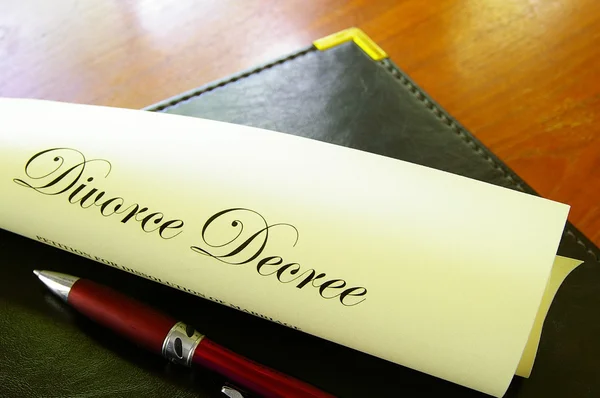 Boşanma kararı — Stok fotoğraf