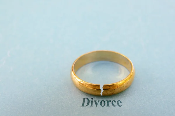 Концепция развода — стоковое фото