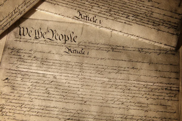 我们的宪法 — 图库照片
