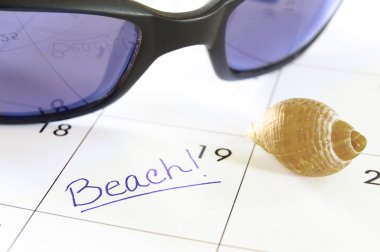 Beach plan clipart