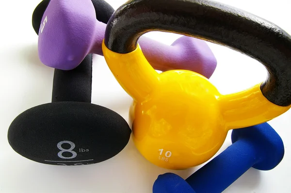 Assorted weights — Stock Photo, Image