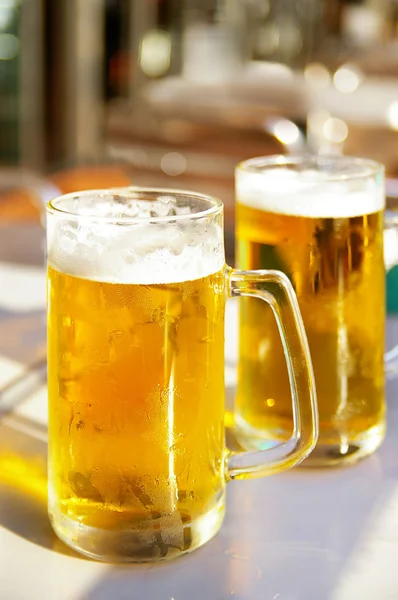 Pints of beer — Stock Photo, Image