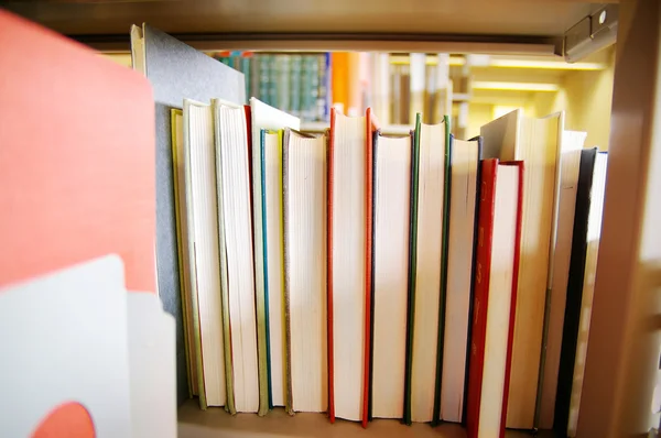 Könyvtári könyvek — Stock Fotó
