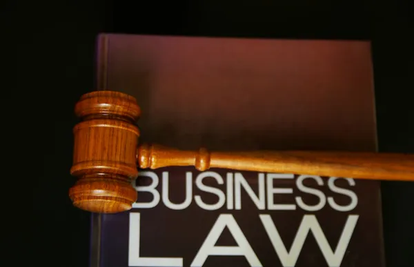 stock image Business law book