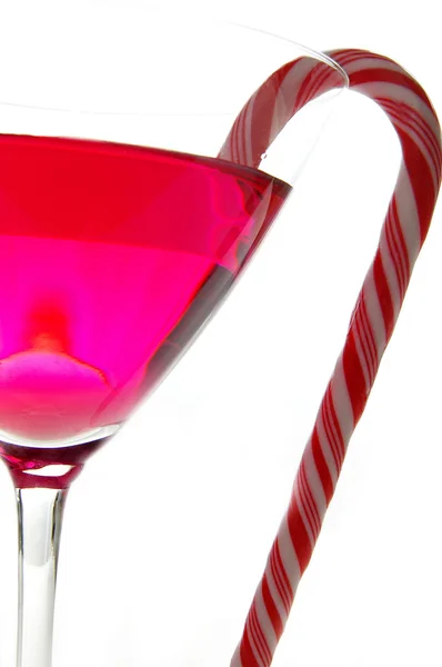 Candy cane martini — Stock Photo, Image