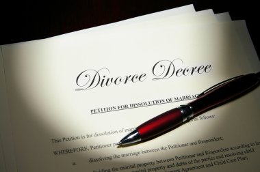 Divorce decree clipart