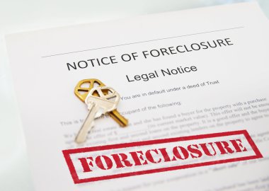 Notice of Foreclosure clipart