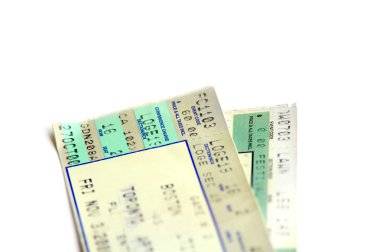 Pair of tickets clipart