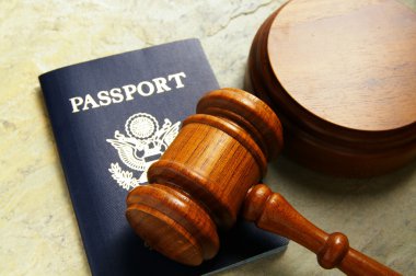 US passport clipart