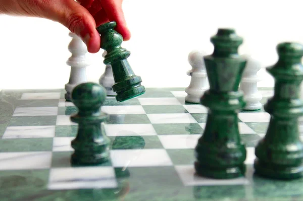 Šachový hráč — Stock fotografie
