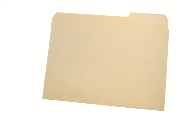 Folder izolat pe alb — Fotografie, imagine de stoc
