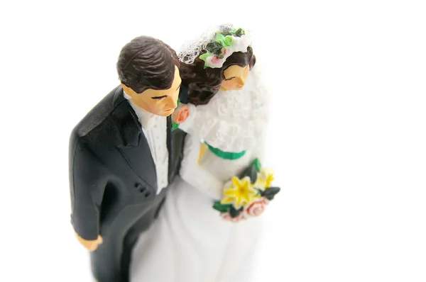 Torta topper matrimonio coppia — Foto Stock
