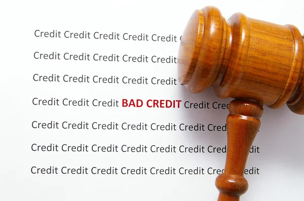 Bad credit — Stock Photo, Image