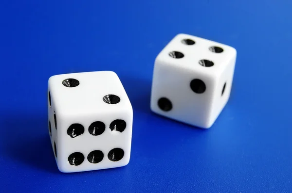 Two dice closeup — Stock Photo, Image