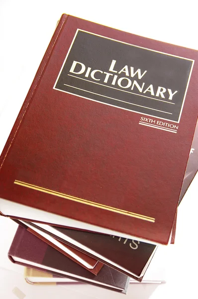 法律词典 — 图库照片