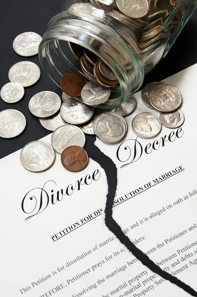 Decreto de divórcio — Fotografia de Stock
