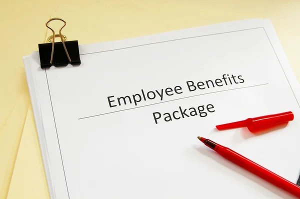 Employee benefits — Stock Photo, Image