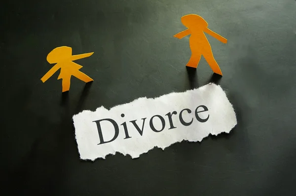 Texto de divorcio —  Fotos de Stock