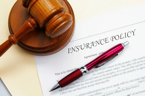 Insurance policy — Stock Photo, Image