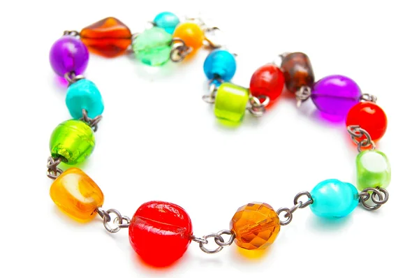Collana di perle di vetro — Foto Stock