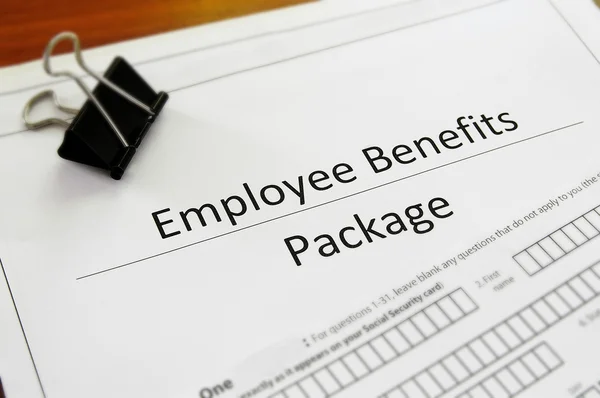 Employee benefit package — Stock Photo, Image