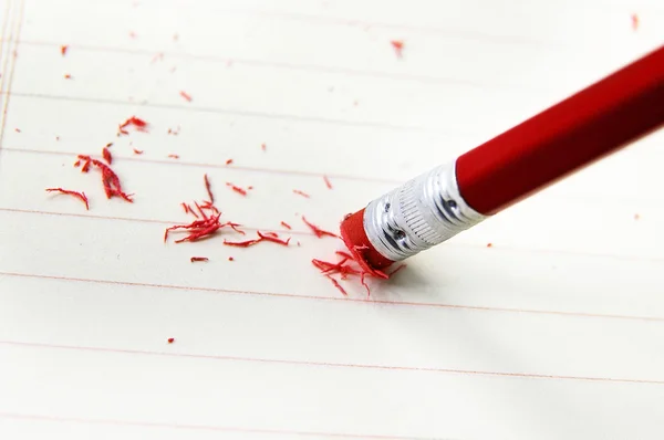 Pencil erase — Stock Photo, Image