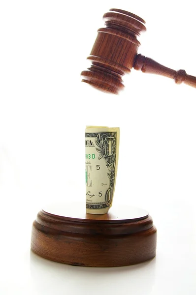 Law gavel — Stock Photo, Image