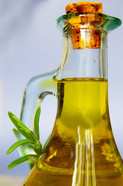 Olive oil and rosemary — Stock Photo, Image