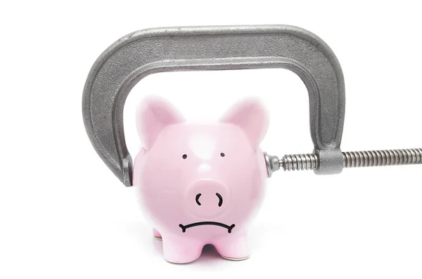 Sad piggy bank — Stock Photo, Image