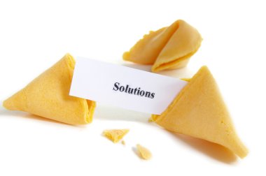 Solutions fortune cookie clipart