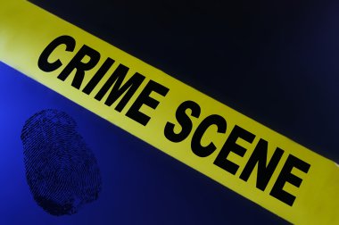 Yellow crime scene tape clipart