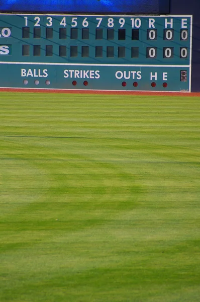 Baseball scoreboard — Stock Photo, Image