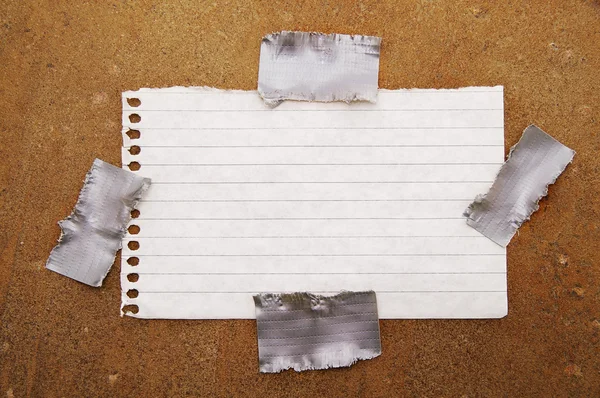 Morceau de papier déchiré — Photo