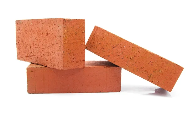 Cegły czerwonej gliny — Zdjęcie stockowe