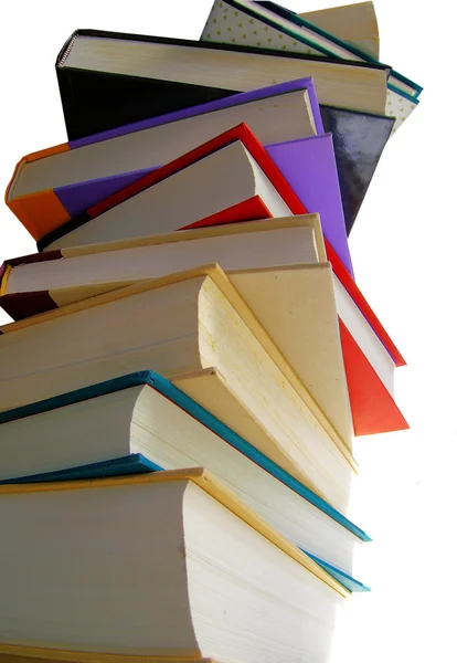 Tall stack of books — Stock Photo, Image