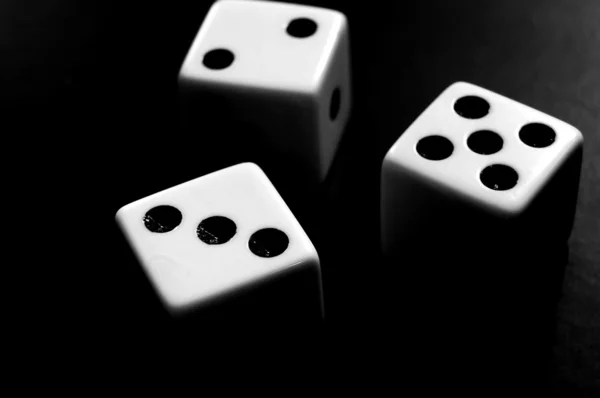 Three dice — Stock Photo, Image