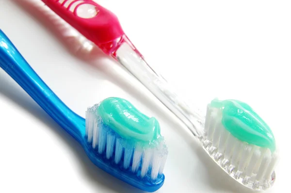 Cepillos de dientes — Foto de Stock