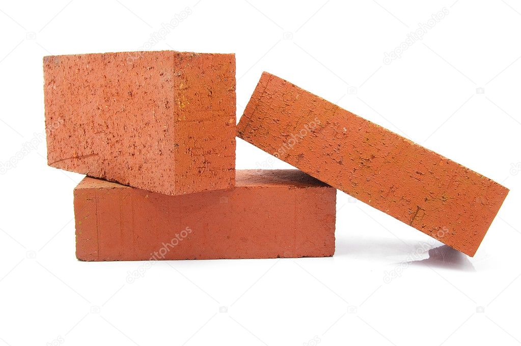 Red clay bricks