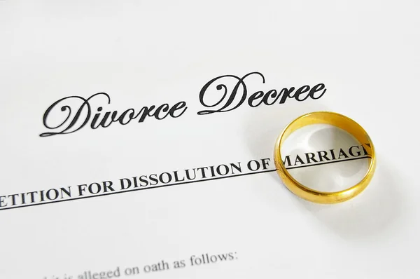 Orzeczenia rozwodu — Zdjęcie stockowe
