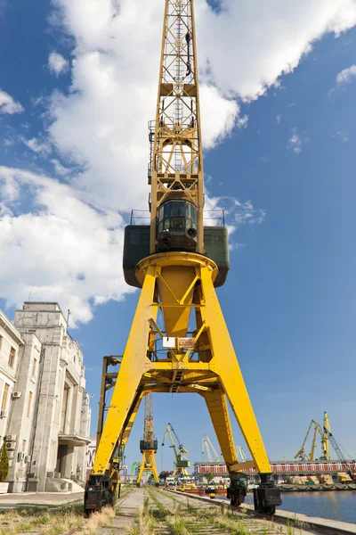 stock image Giant yellow crane