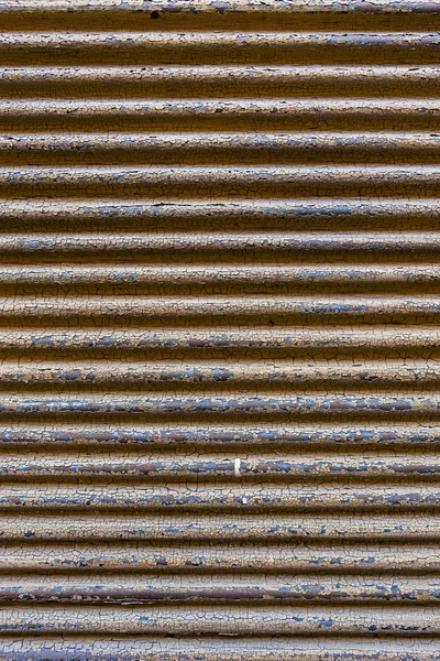 生锈的锌栅栏 — 图库照片