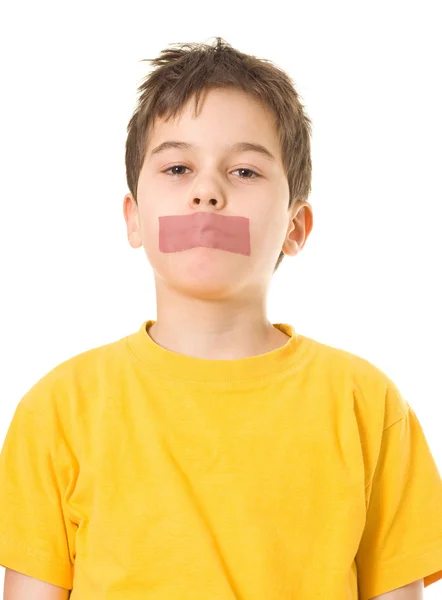 Shut up, boy! — Stock Photo, Image