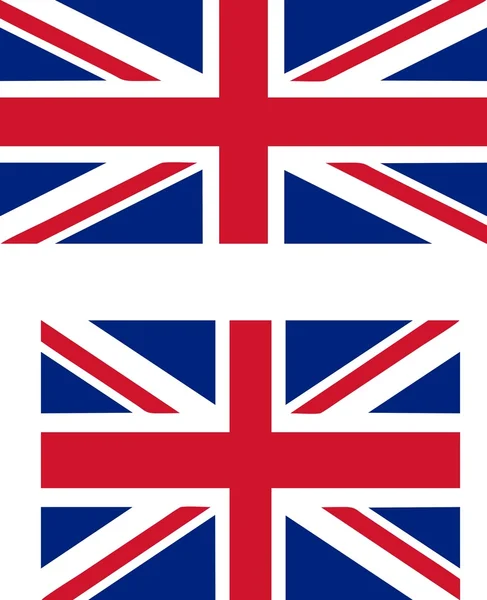 Vlag onder Britse vlag — Stockfoto